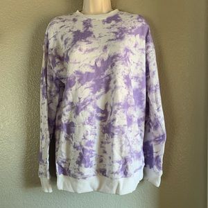 Original Use Oversized Sweater Tie Dye